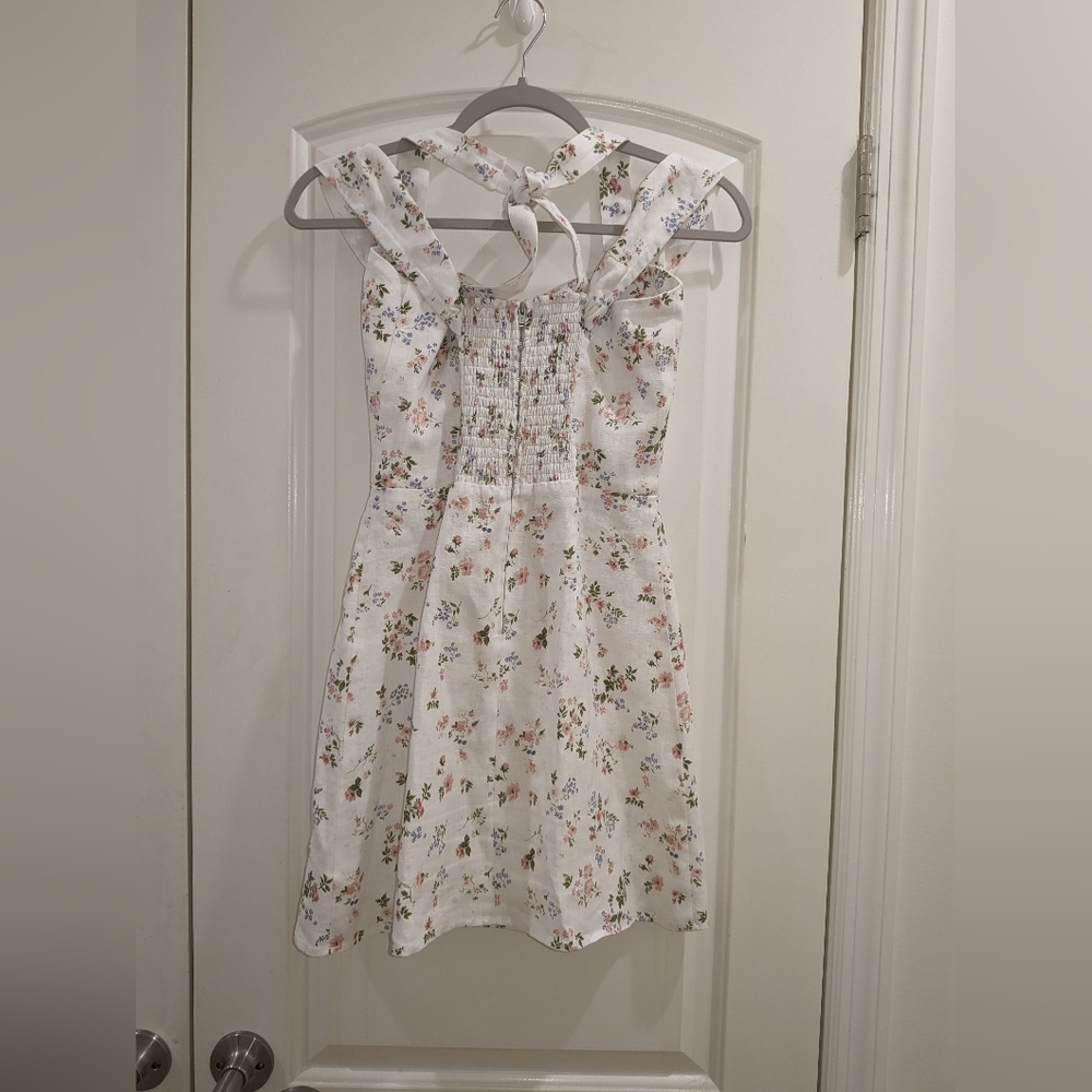 11. REFORMATION STANFORD LINEN DRESS - Picture 6 of 7